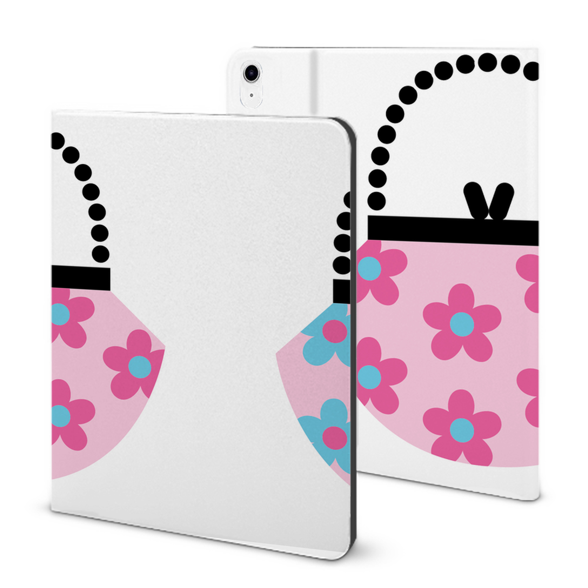 （画像用） Hello Kitty ハローキティ IPad ケース ブック型 PUレザー TPU 耐衝撃 軽量 薄型 ペン収納なし 全面保護 IPad 各モデル対応